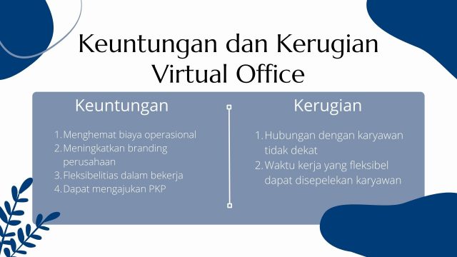 keuntungan dan kerugian virtual office